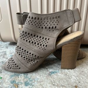 Lauren Conrad Heeled Bootie Sandals